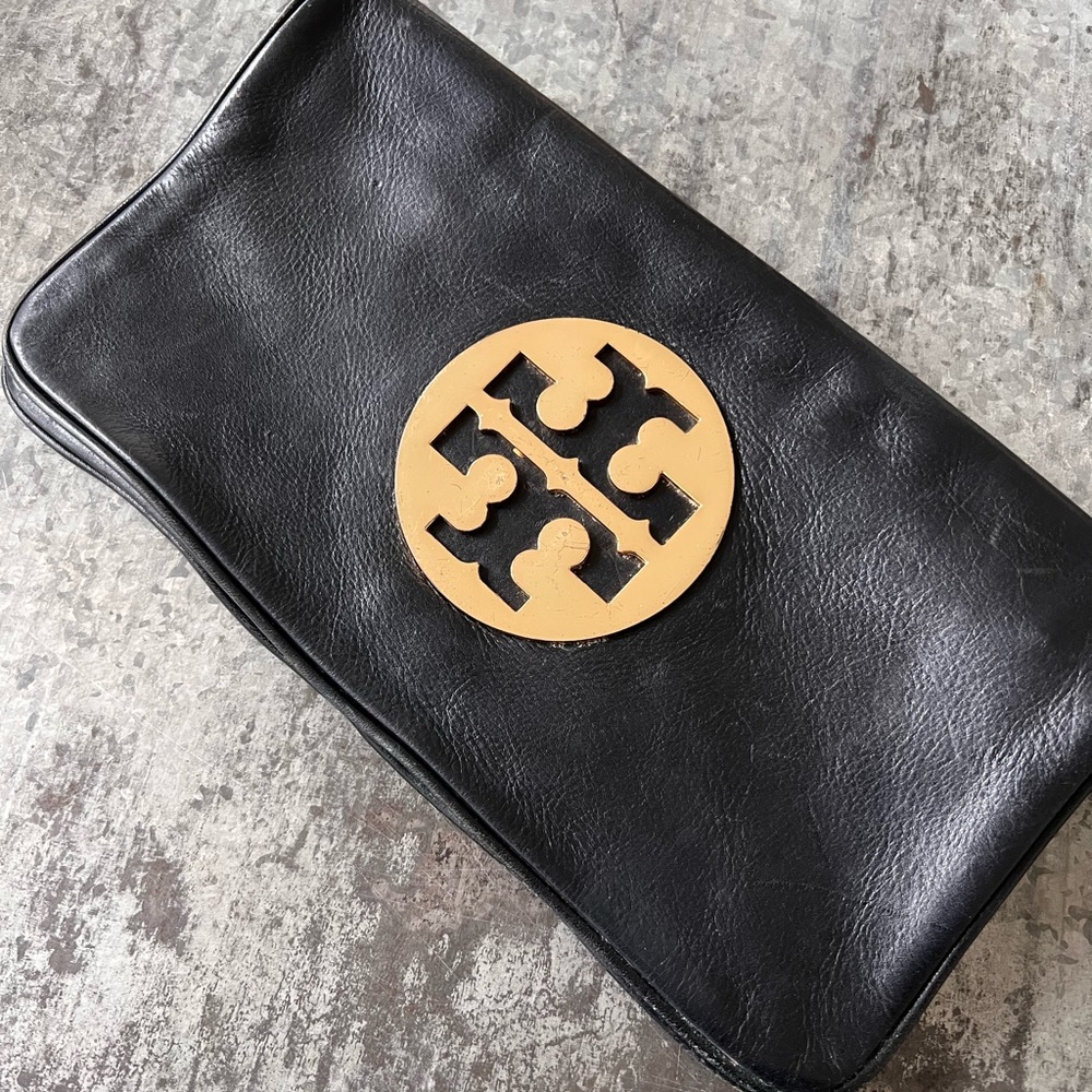 Tory Burch black clutch
